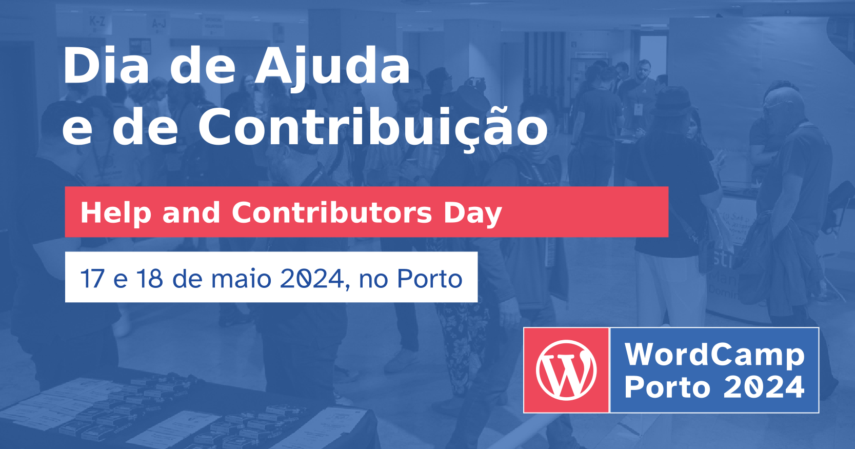 Participa no Novo Espaço de Ajuda do WordCamp Porto 2024